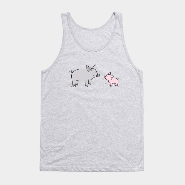 Pigs in a blanket Tank Top by Otterlyalice